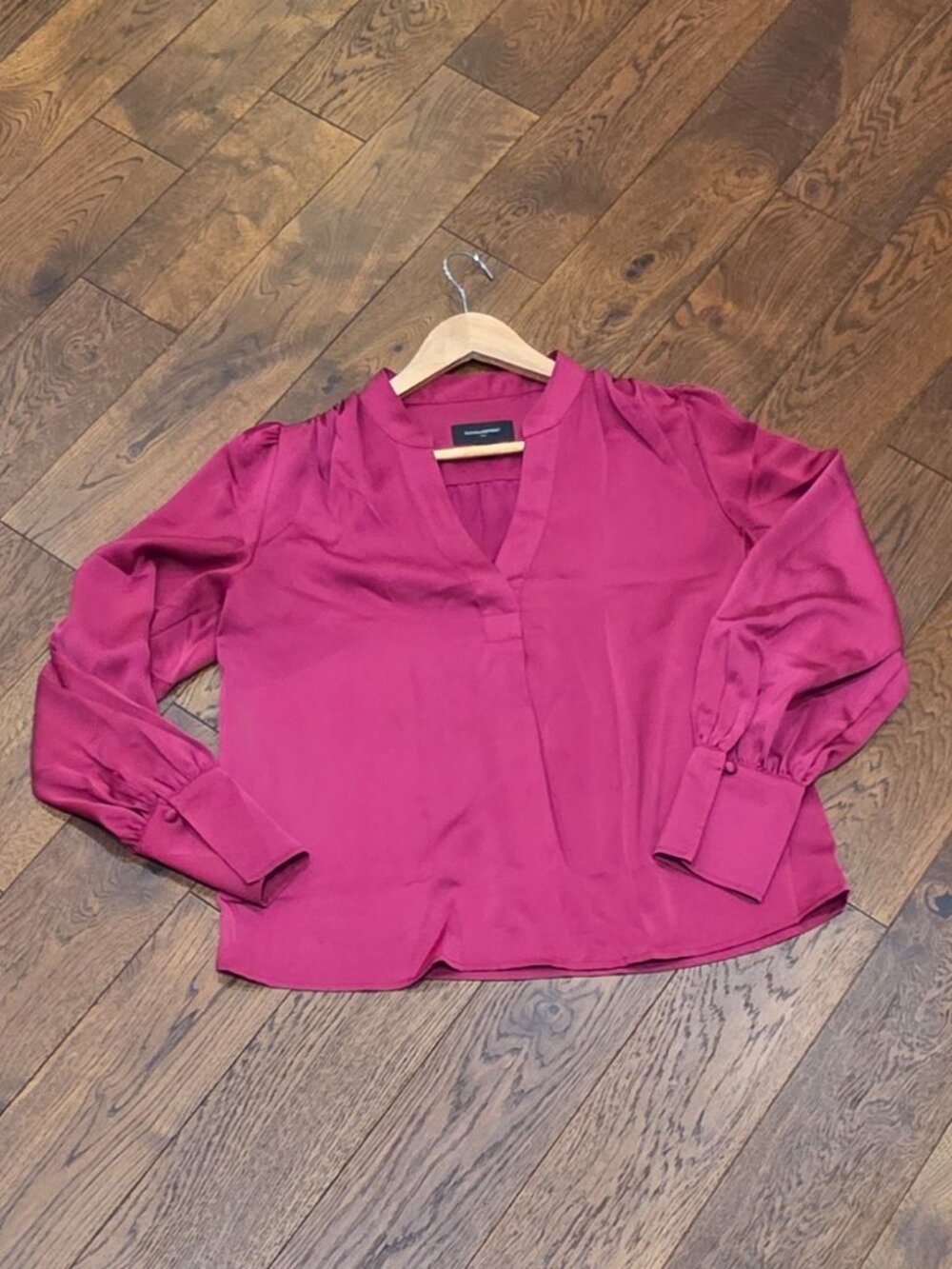 Banana Republic pink blouse